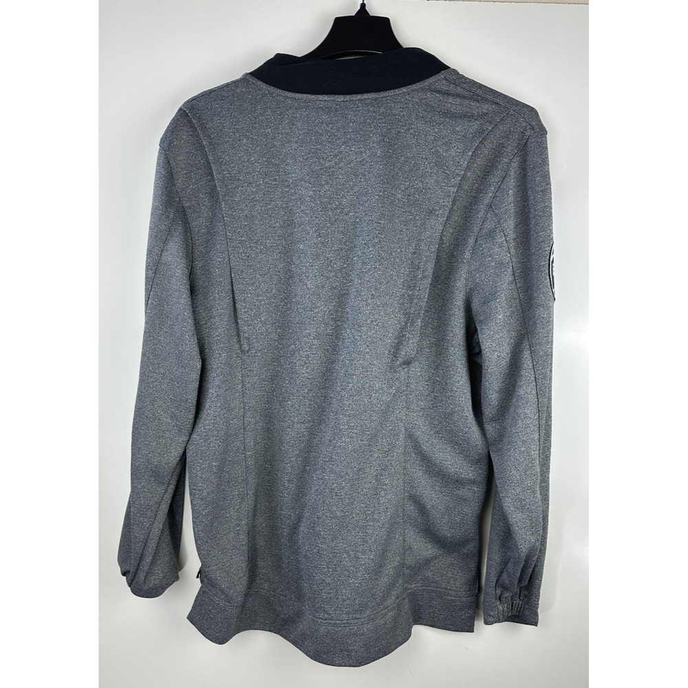 Nike Basketball EYBL Patch Hyper Elite Showtime Jacket Gray Zip Mens XL *Flawed - Picture 11 of 12